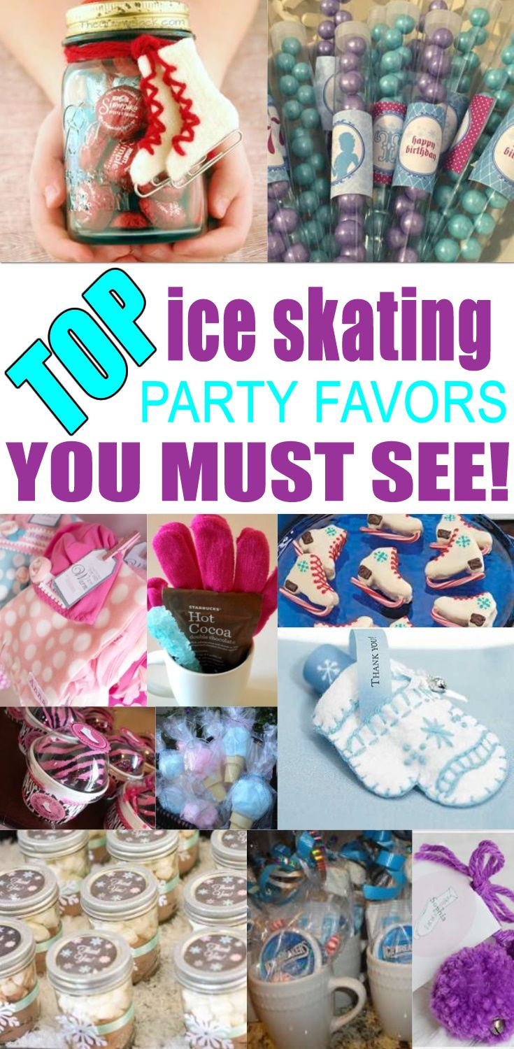 Ice Skating Birthday Party Ideas
 Ice Skating Party Favor Ideas