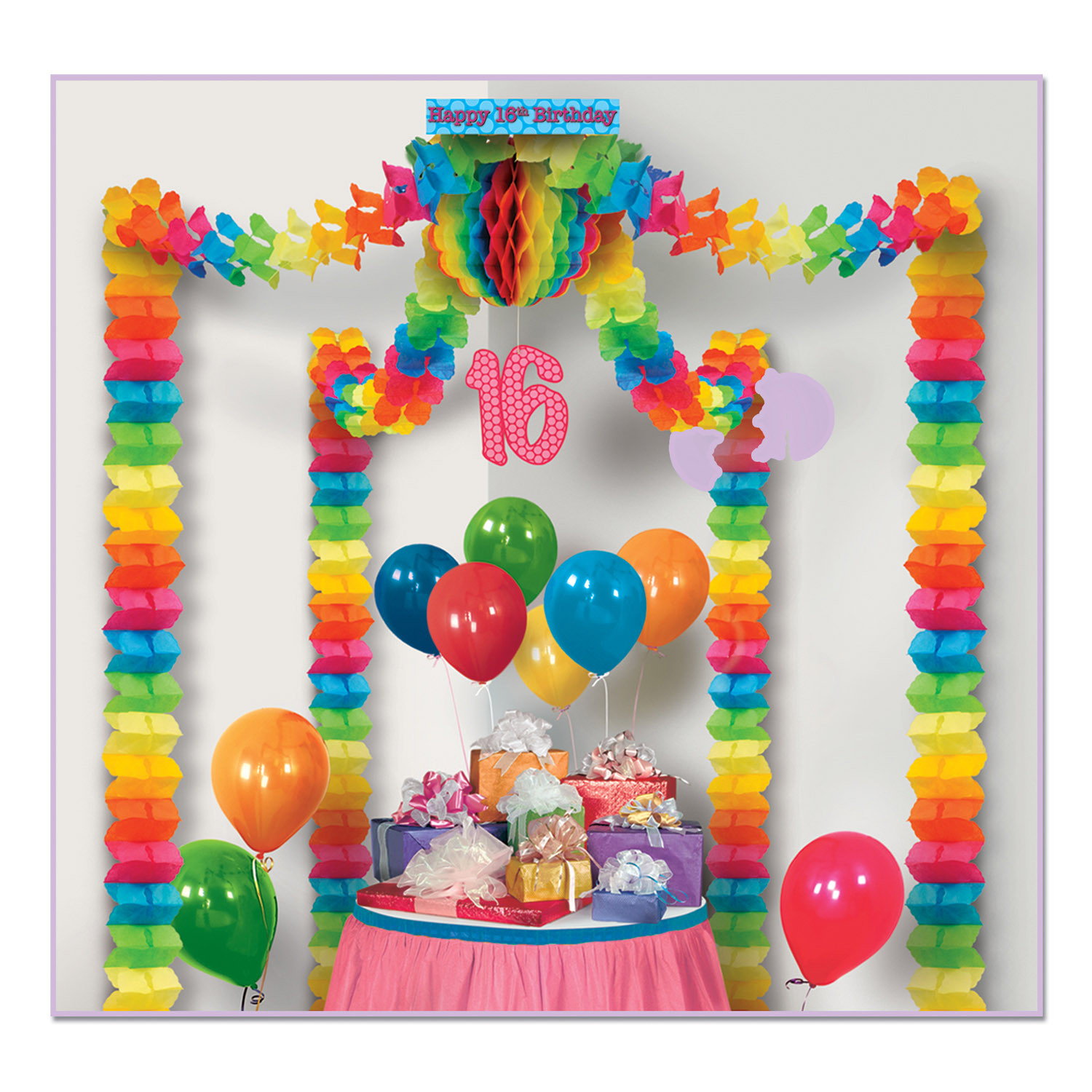 Ideas For 16Th Birthday Party
 16th Birthday Party Canopy Pack of 6