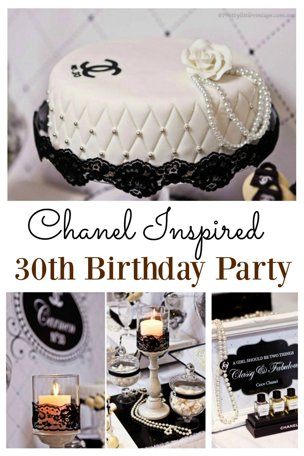 Ideas For 30Th Birthday Party
 Chanel Inspired 30th Birthday Party