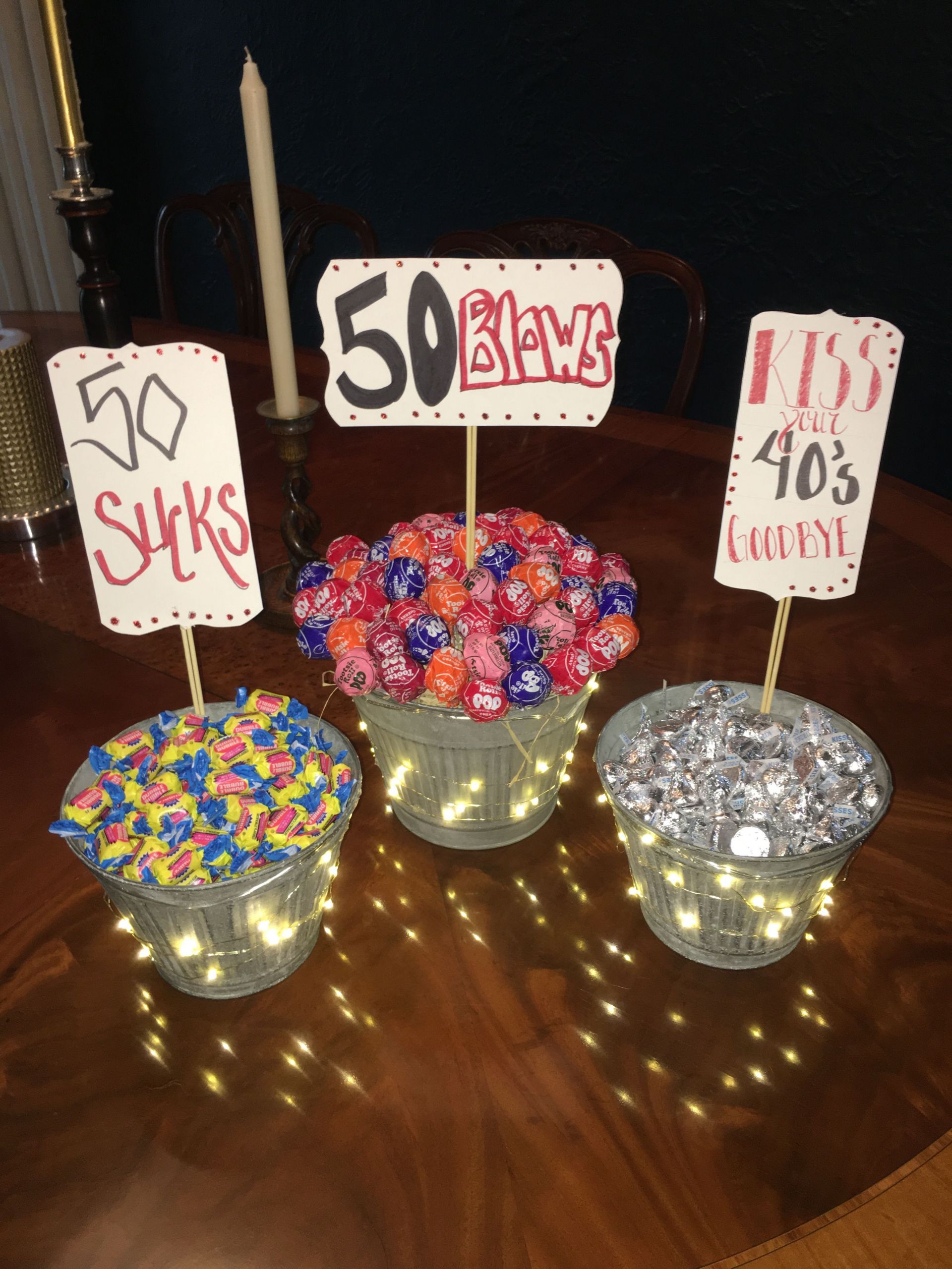 Ideas For 50Th Birthday Party For Men
 50th Birthday Centerpieces With images