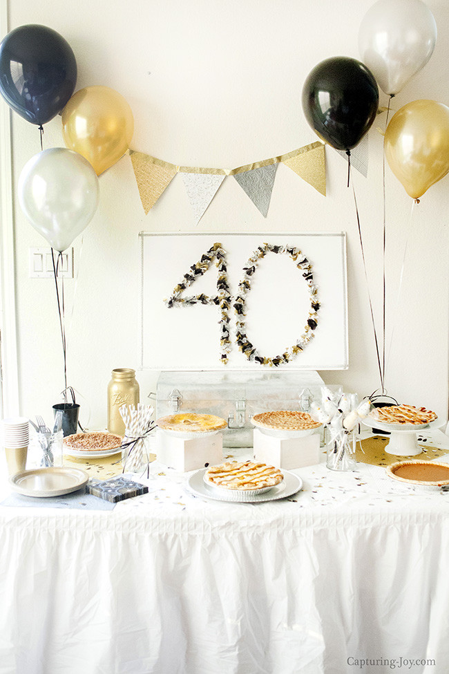 Ideas For A 40Th Birthday Party
 Surprise 40th Birthday Party Capturing Joy with Kristen Duke