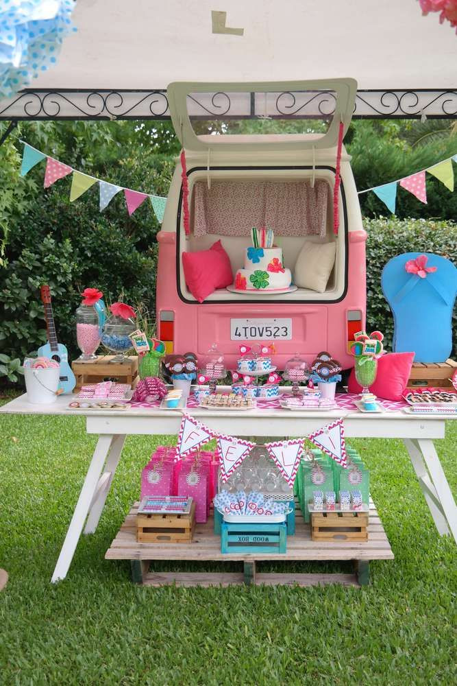 Ideas For Backyard Girls Birthday Pool Party
 Teen beach Movie Birthday Party Ideas