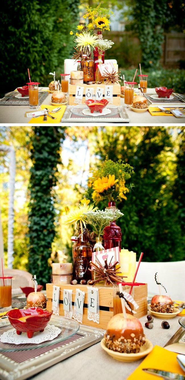 Ideas For Engagement Party At Home
 Apple Themed Autumn Engagement Party Celebrations at Home