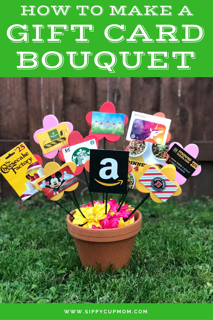 Ideas For Gift Card Basket
 How To Make a Gift Card Bouquet