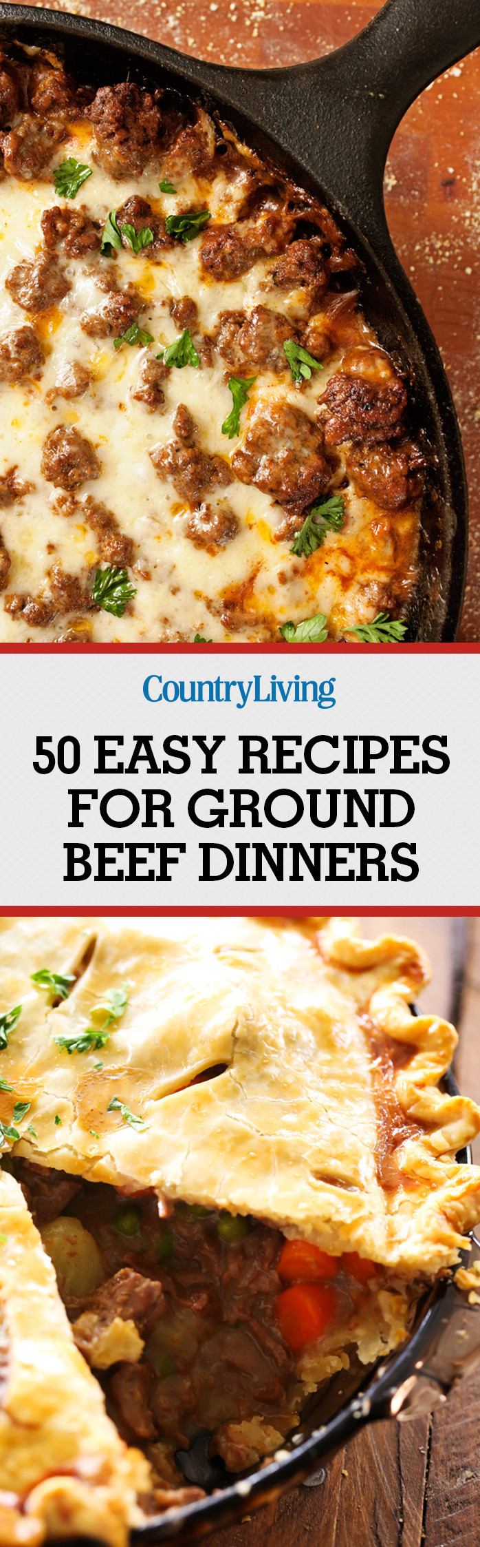 Ideas For Ground Beef
 50 Best Ground Beef Recipes Dinner Ideas With Ground Beef