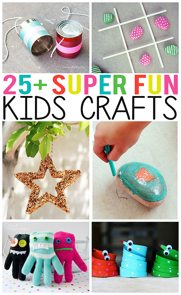 Ideas For Kids Craft
 25 Super Fun Kids Crafts Eighteen25