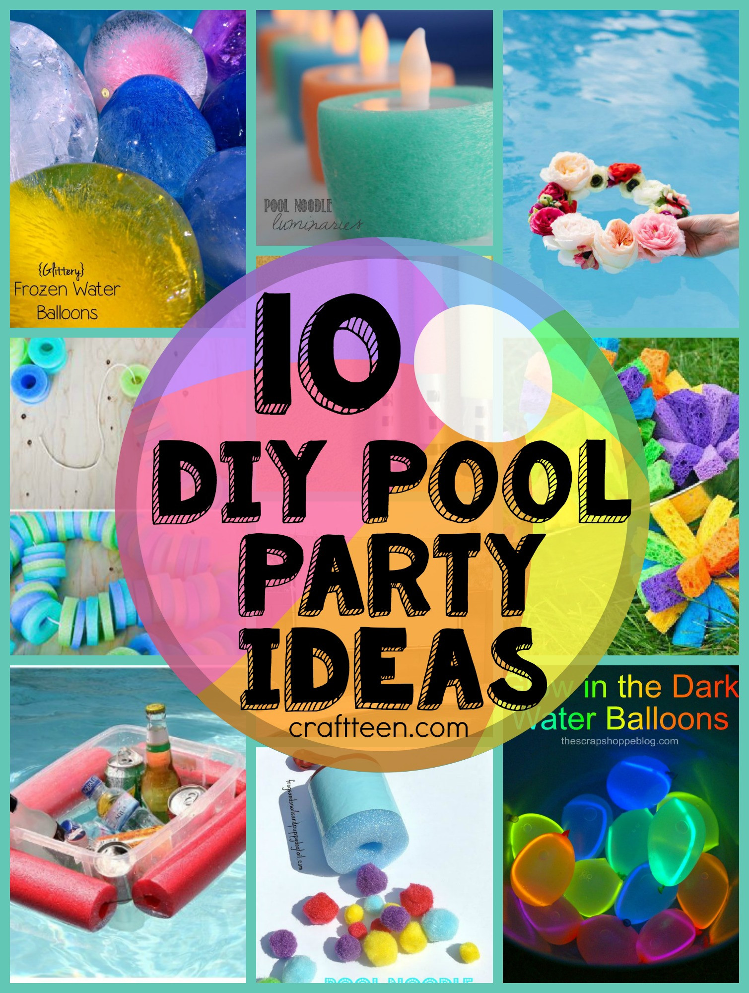 Ideas For Pool Party
 10 DIY Ideas for a Pool Party – Craft Teen