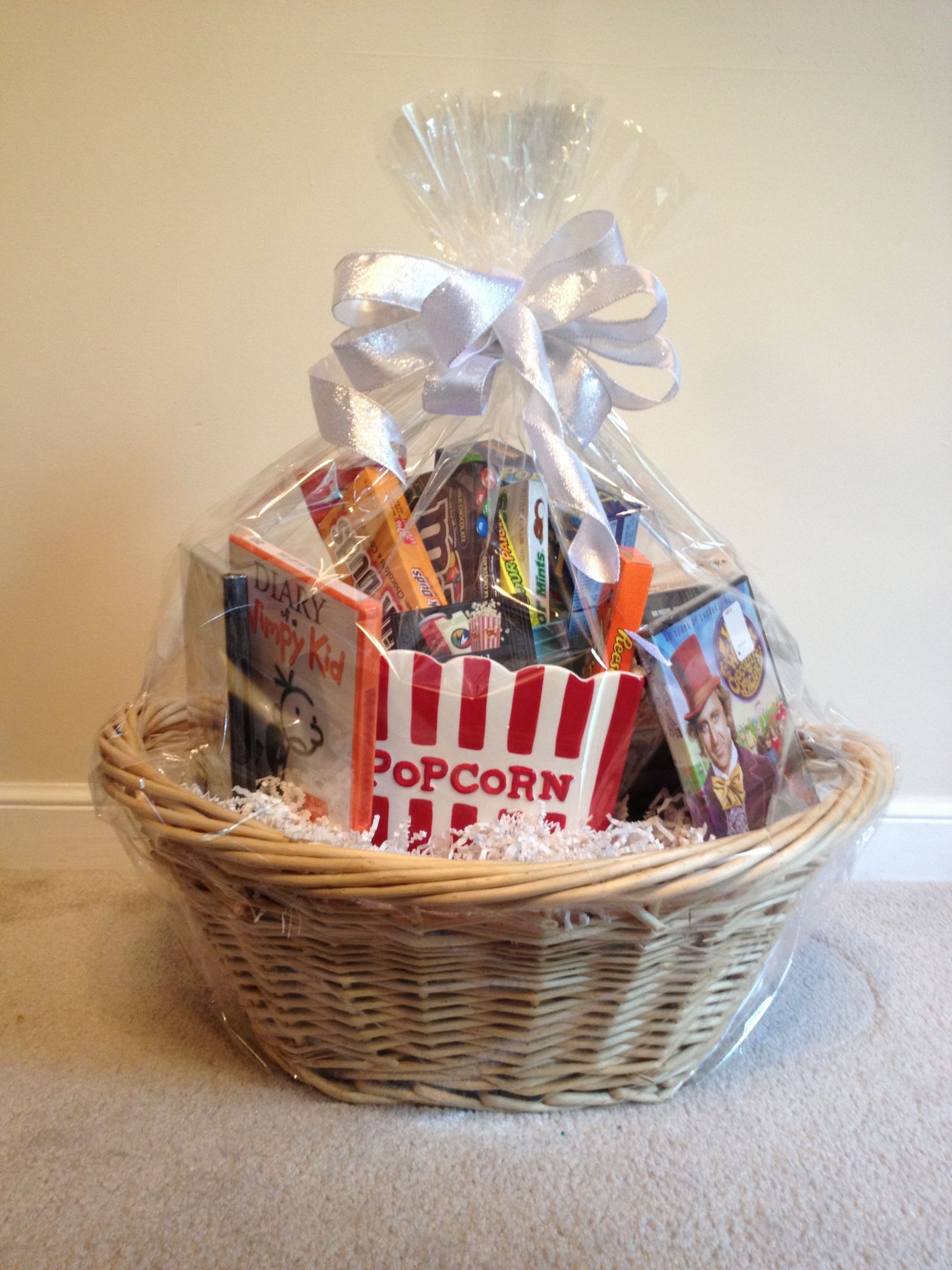 Ideas For Raffle Gift Baskets
 Family movie night basket for raffle