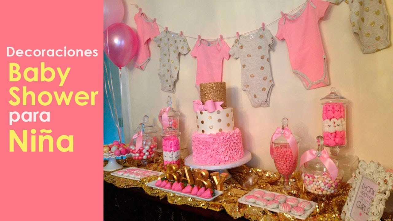 Ideas Para Decorar Un Baby Shower De Niña
 decoracion baby shower niña