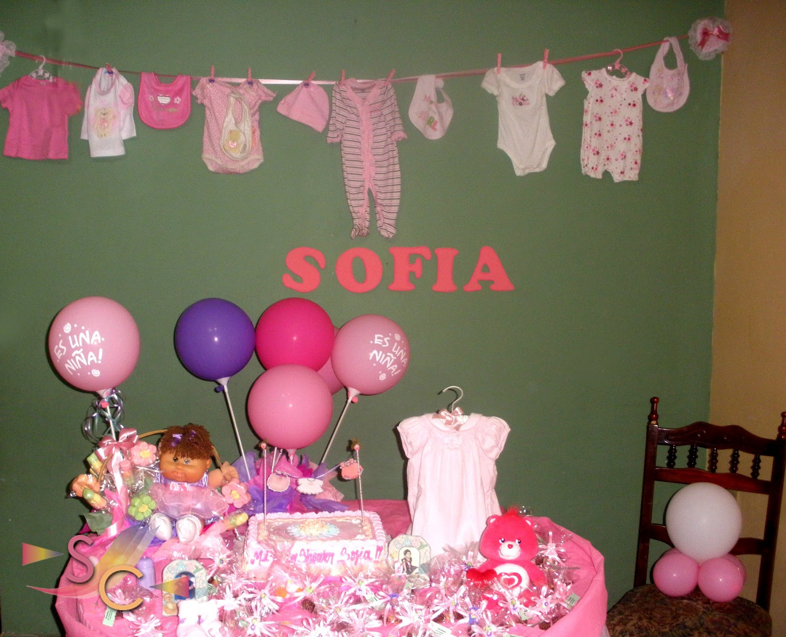 Ideas Para Decorar Un Baby Shower De Niña
 Sara´sCreativa Decoración Baby Shower para Niña