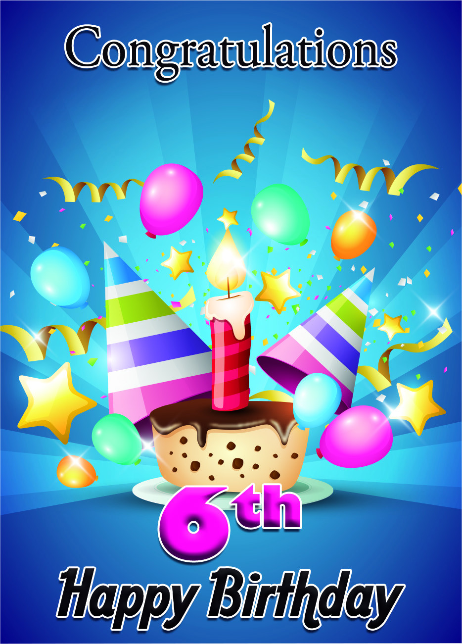 Image Of Birthday Wishes
 6th Birthday Wishes