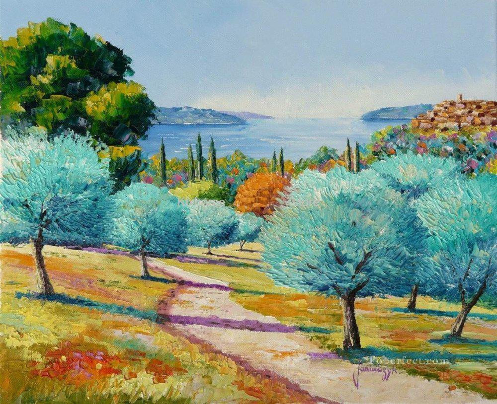 Impressionist Landscape Paintings
 PLS54 impressionism landscapes garden Painting in Oil for Sale