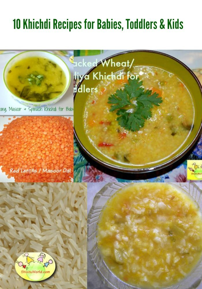 Indian Baby Food Recipes
 10 Khichdi Recipe for Babies Toddlers Kids