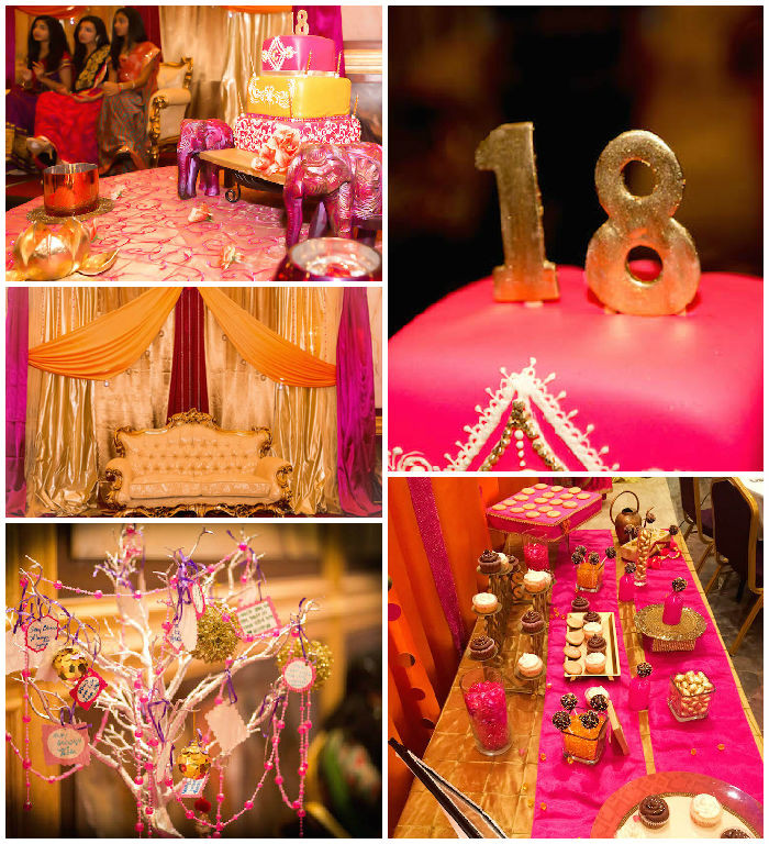 Indian Birthday Party
 Kara s Party Ideas Royal Bollywood Themed 18th Birthday Party