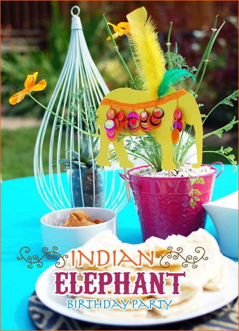 Indian Birthday Party
 REAL PARTIES Indian Elephant Theme Hostess with the