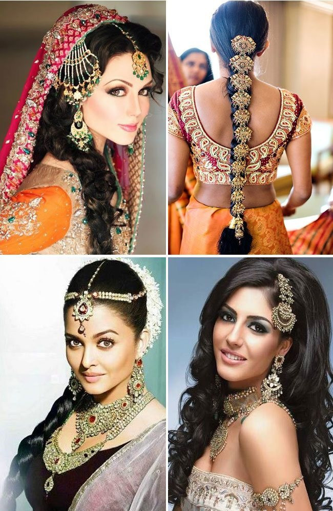 Indian Hairstyles For Long Hair For Wedding
 Wedding Hairstyles for Long Hair Western & Indian Bridal