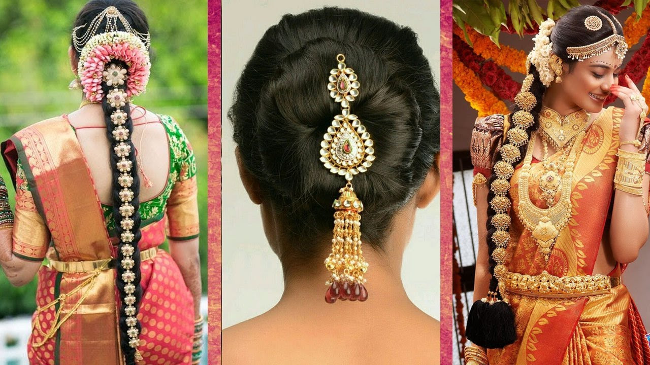 Indian Hairstyles For Long Hair For Wedding
 Top 30 most Beautiful Indian Wedding Bridal Hairstyles for