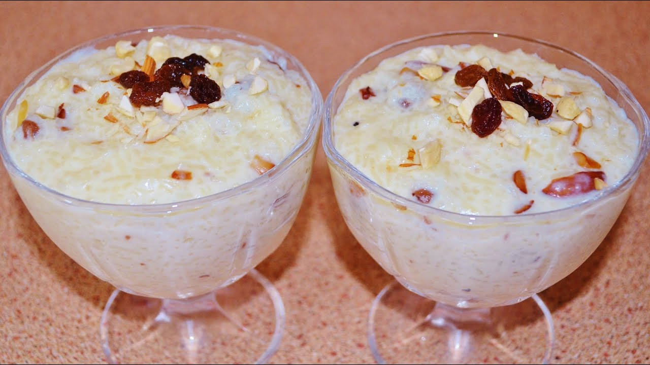 Indian Rice Dessert
 Kheer Recipe