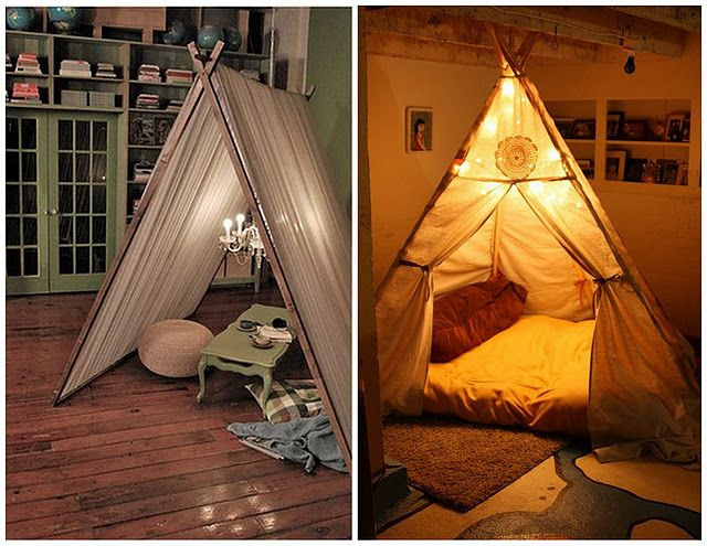 Indoor Camping Ideas For Adults
 I think everyone needs this in their house A romantic