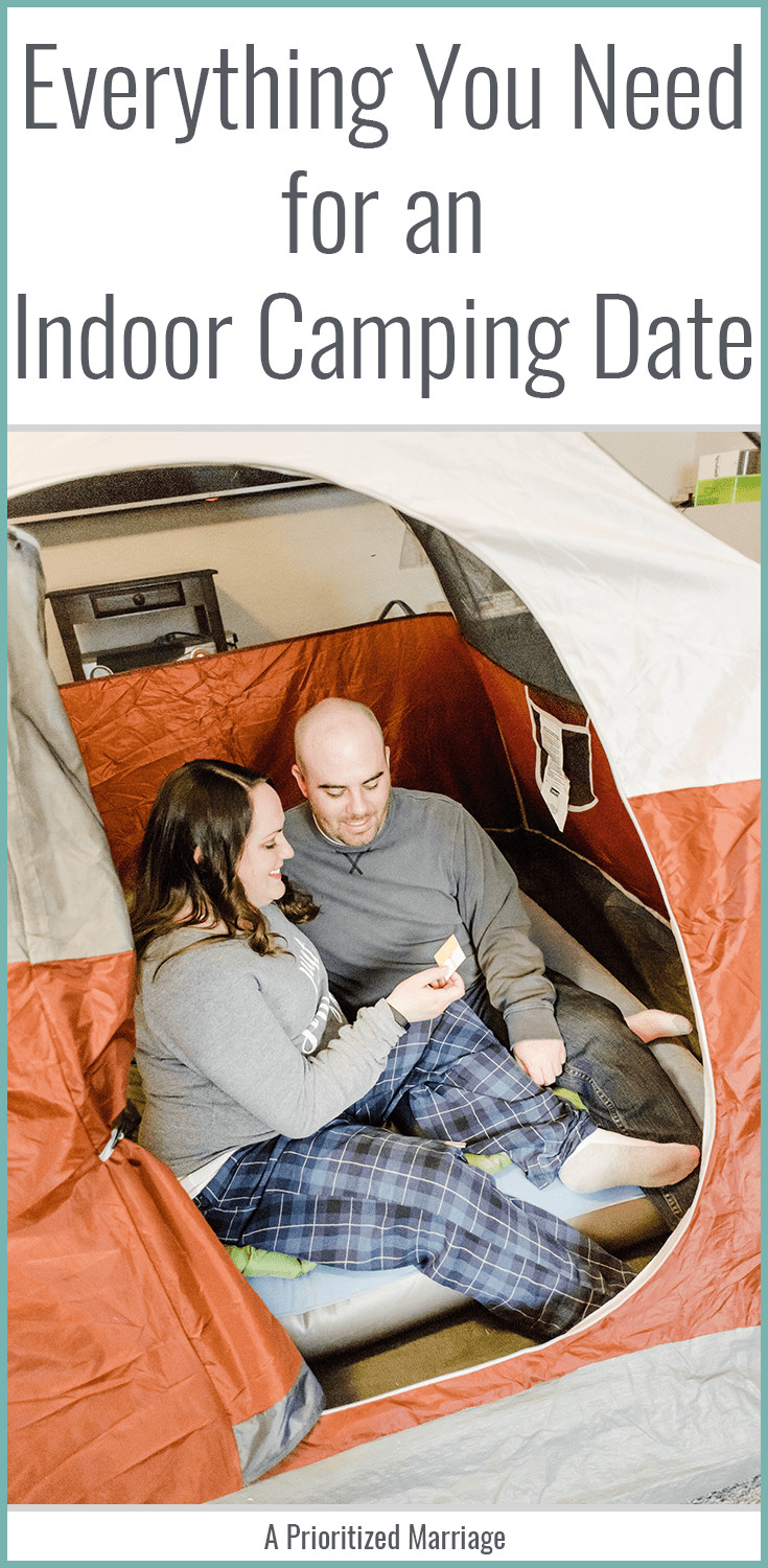 Indoor Camping Ideas For Adults
 At Home Date Night Idea Indoor Campout