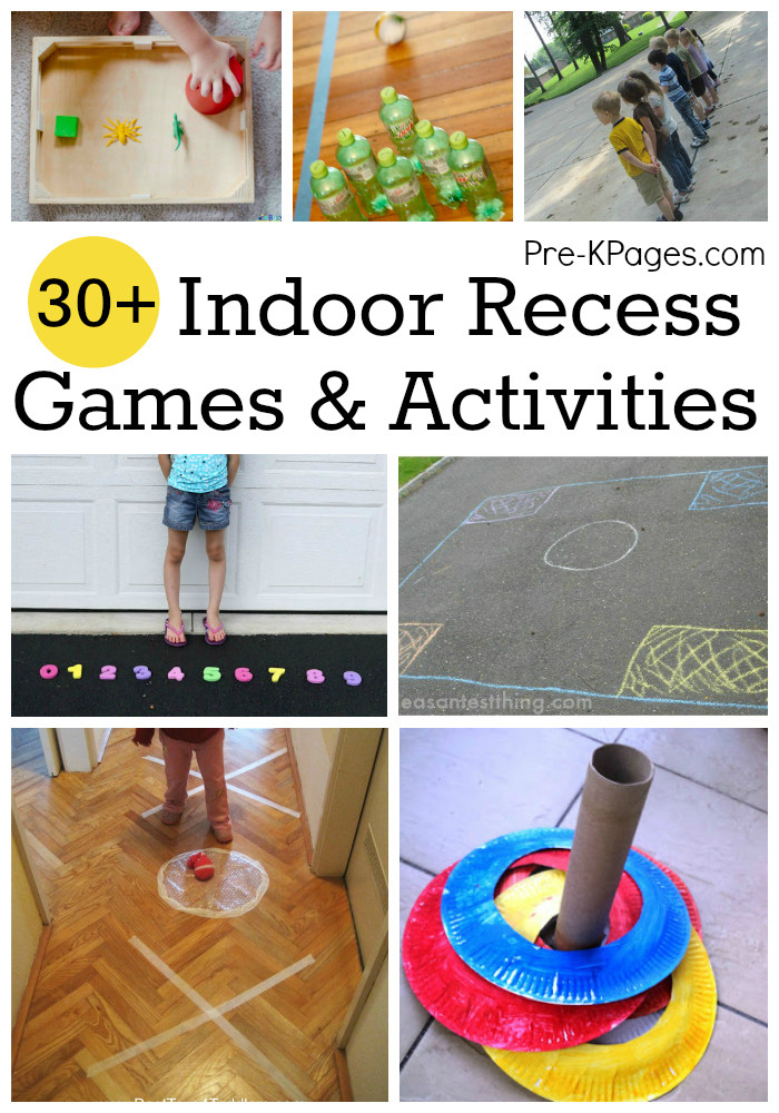 Indoor Kids Games
 Indoor Recess Games for Preschoolers