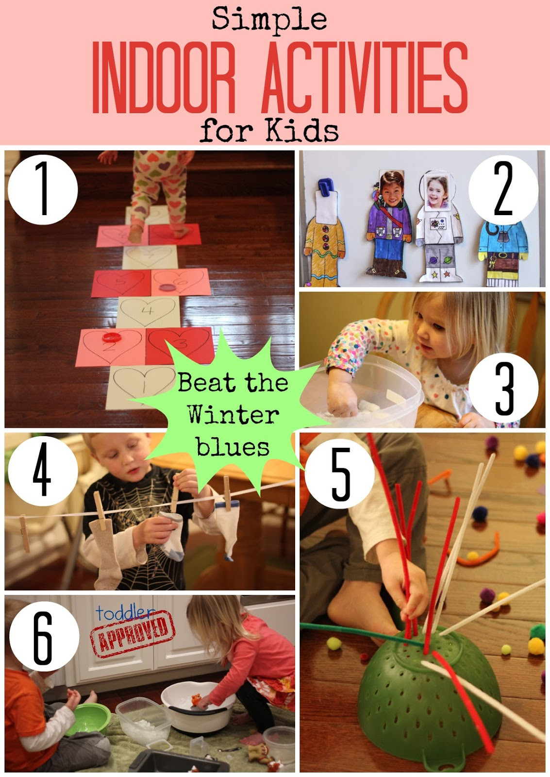 Indoor Kids Games
 Toddler Approved Simple Indoor Activities for Kids