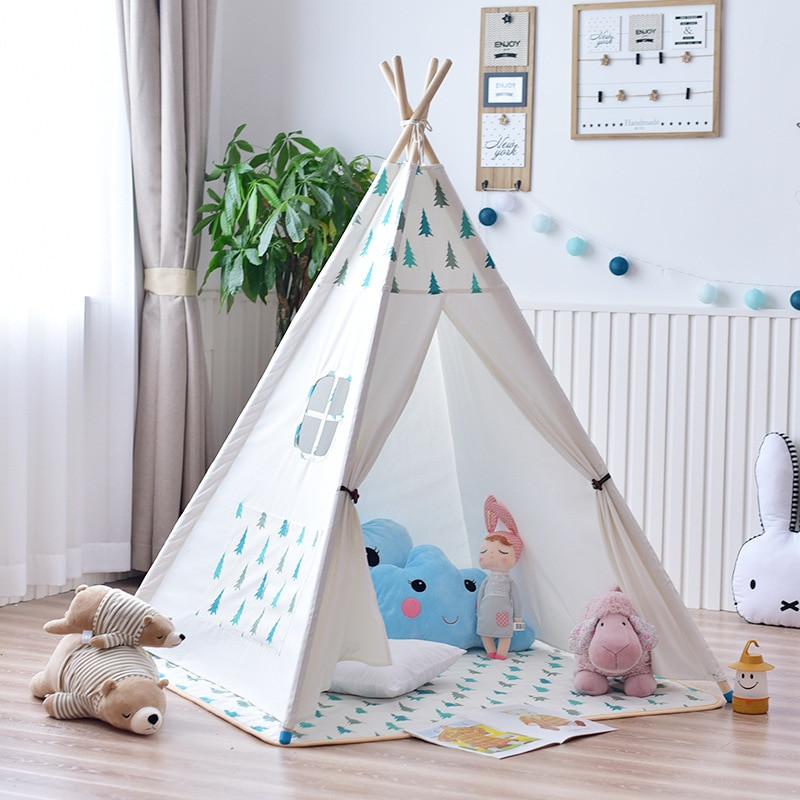 Indoor Kids Tent
 YARD Poles Play Tent For Kids Solid Color Children Indoor