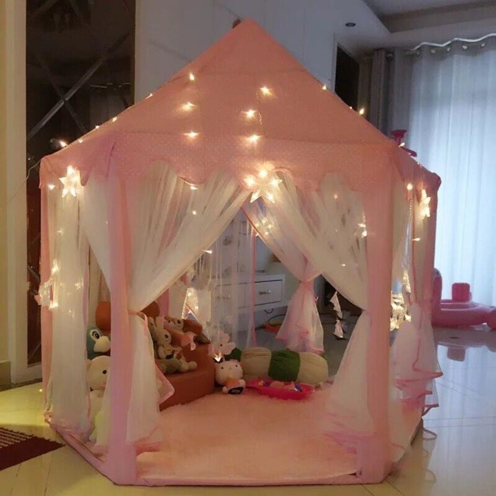 Indoor Kids Tent
 Dalos Dream Castle Kid Tent Playhouse Pink Princess Kid