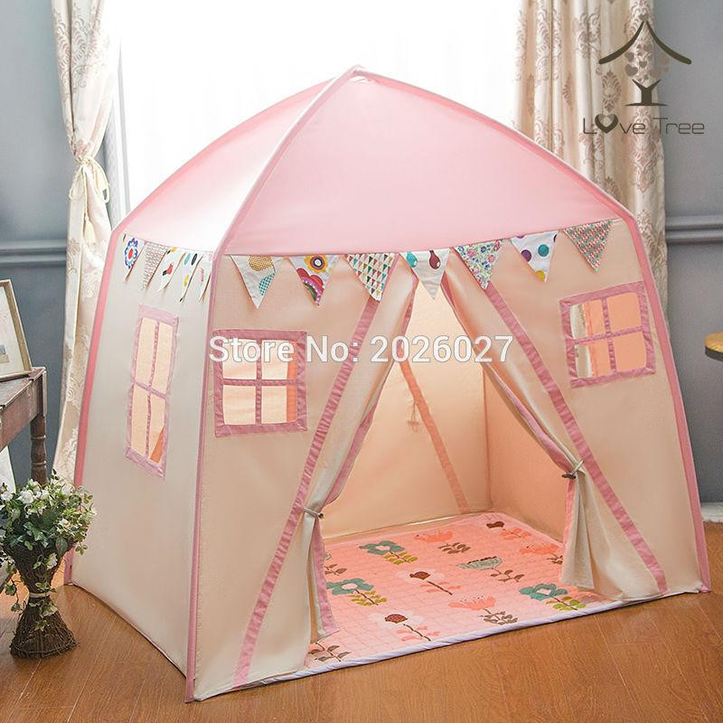 Indoor Kids Tent
 Wholesale Love Tree Kid Play House Cotton Canvas Indoor