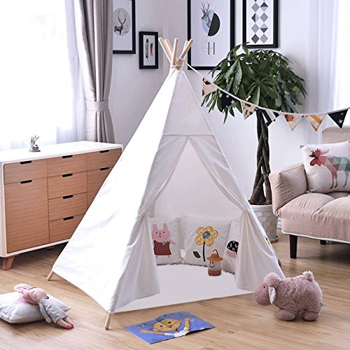 Indoor Tents For Kids
 Dalosdream Kids Tent Indoor Teepee Tent for Kids with 5