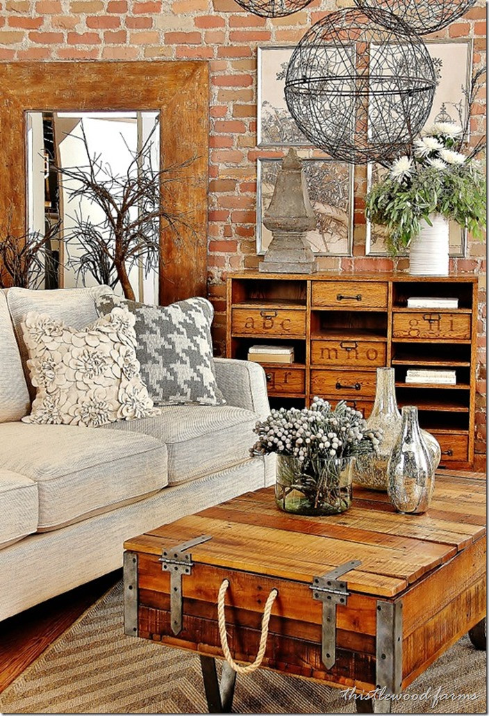 Industrial Farmhouse Living Room
 Industrial Farmhouse Decorating Thistlewood Farm