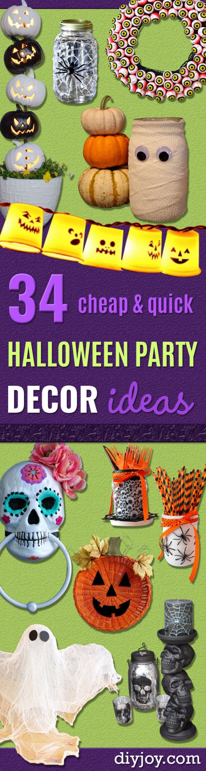 Inexpensive Halloween Party Ideas
 34 Cheap and Quick Halloween Party Decor Ideas