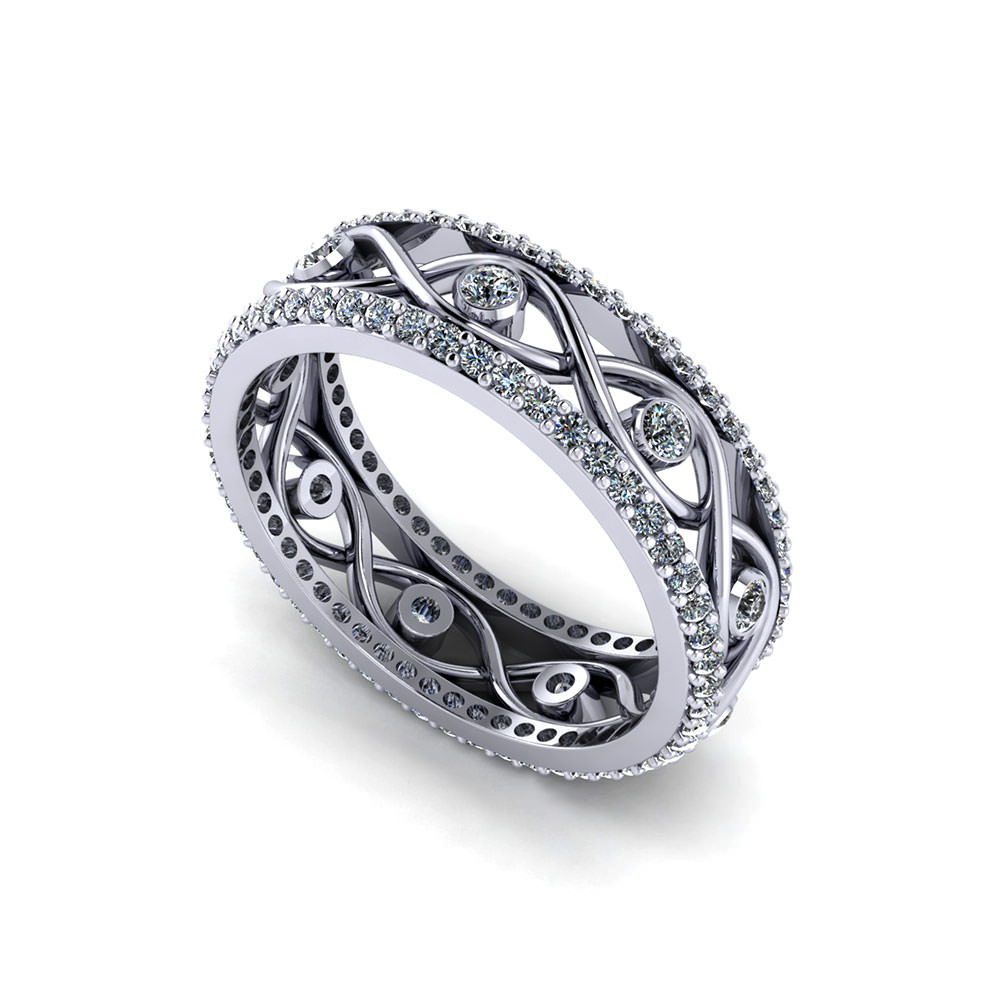 Infinity Wedding Rings
 Infinity Eternity Wedding Ring Jewelry Designs