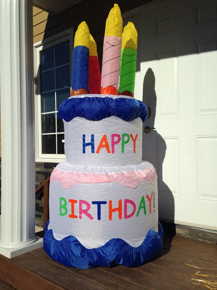 Inflatable Birthday Cake
 Tents Tables Chairs & Others