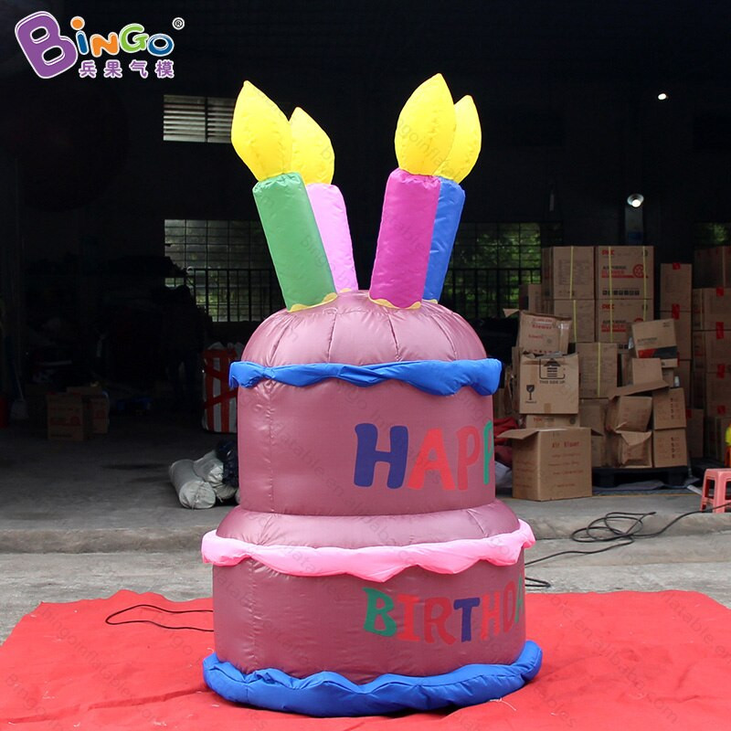 Inflatable Birthday Cake
 2m 7ft tall inflatable chocolate cake inflatable