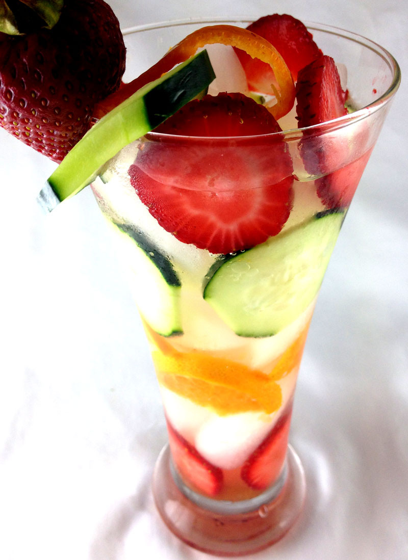 Infused Water Recipes For Weight Loss
 Tangerine Cucumber and Strawberry Infused Water