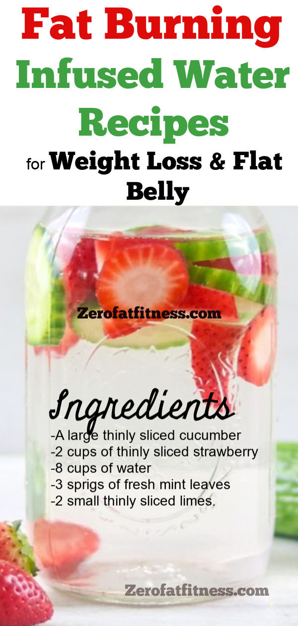 Infused Water Recipes For Weight Loss
 7 Fat Burning Infused Water Recipes for Weight Loss and