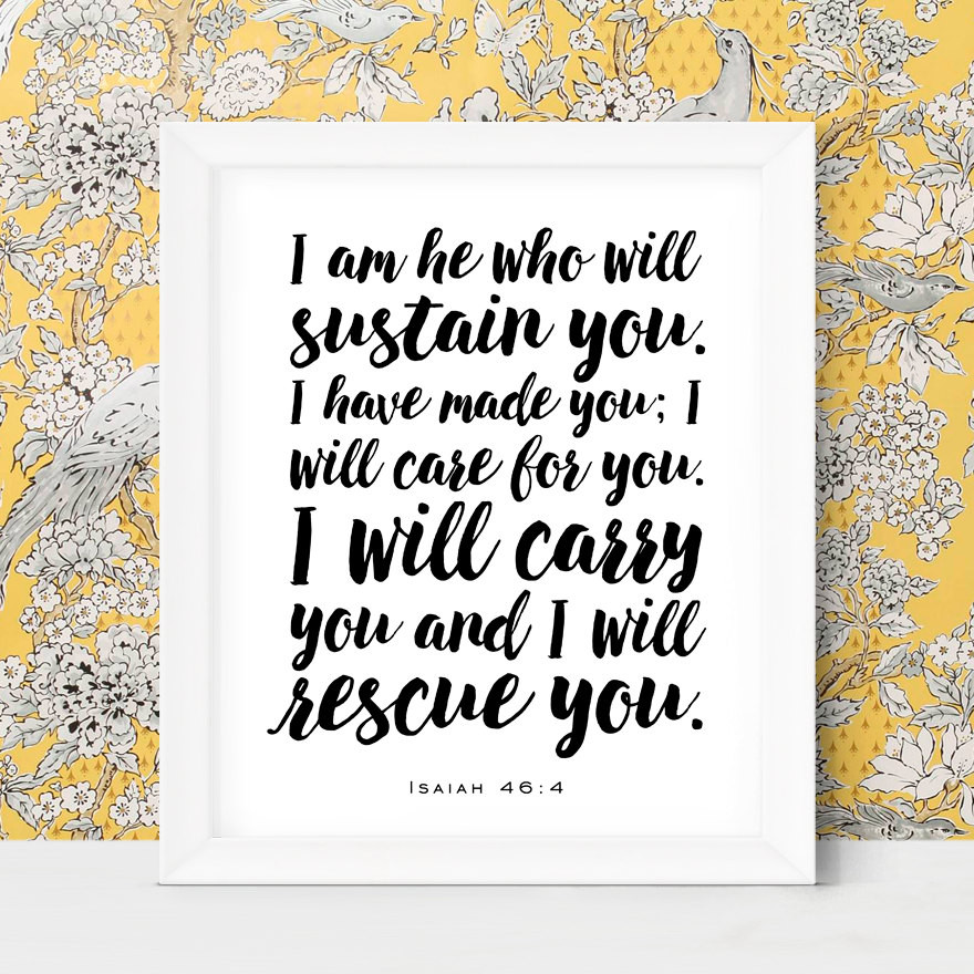 Inspirational Bible Quotes For Women
 Bible Verse Print Encouraging Quotes Encouragement Gift