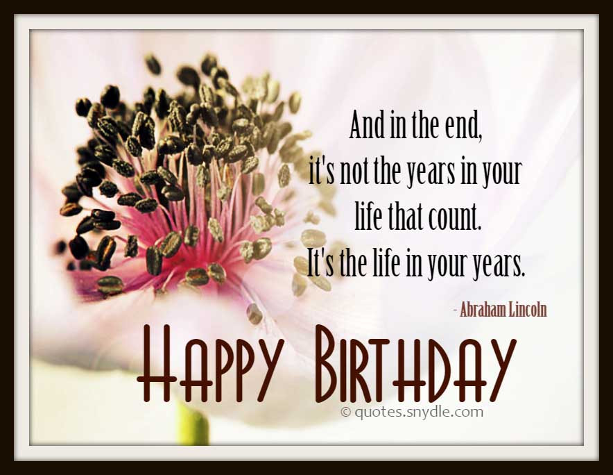 Inspirational Quotes Birthday
 Inspirational Birthday Quotes Quotes and Sayings