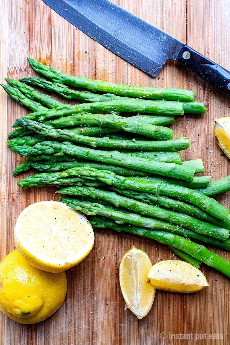 Instant Pot Asparagus
 Instant Pot Asparagus With Garlic Lemon & Pepper