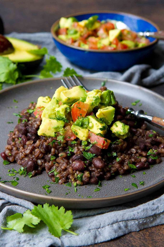 Instant Pot Beans And Rice
 Instant Pot Black Beans and Rice with Fresh Avocado Salsa