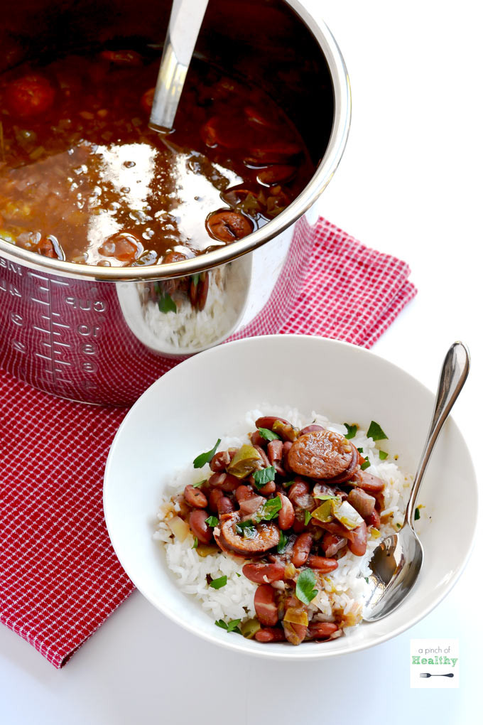 Instant Pot Beans And Rice
 Instant Pot Red Beans and Rice A Pinch of Healthy