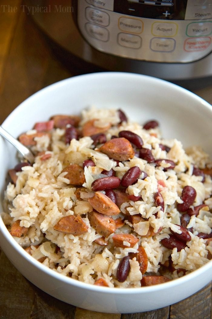 Instant Pot Beans And Rice
 Instant Pot Red Beans and Rice · The Typical Mom