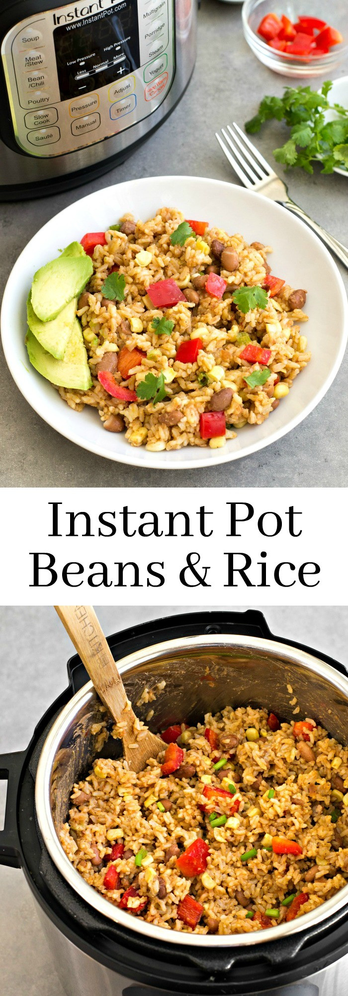 Instant Pot Beans And Rice
 Instant Pot Beans and Rice Real Food Real Deals