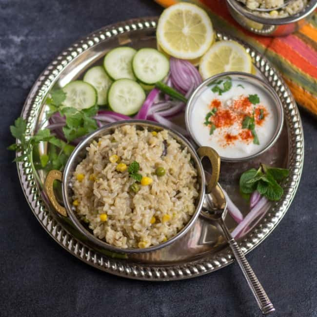 Instant Pot Brown Rice Pilaf
 Instant Pot Brown Rice Pilaf Vidhya’s Ve arian Kitchen