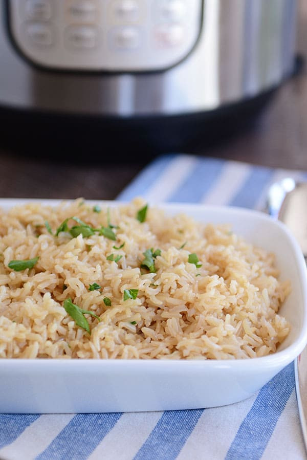 Instant Pot Brown Rice Pilaf
 Instant Pot Brown Rice Recipe