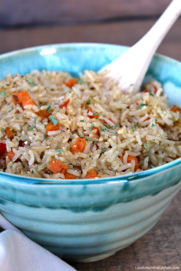 Instant Pot Brown Rice Pilaf
 Instant Pot Ve able Brown Rice Pilaf Love to be in the