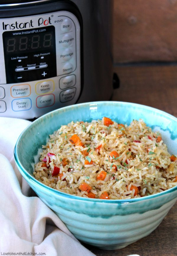 Instant Pot Brown Rice Pilaf
 Instant Pot Brown Rice Pilaf Love to be in the Kitchen