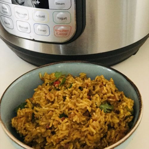 Instant Pot Brown Rice Pilaf
 Instant Pot Brown Rice Pilaf