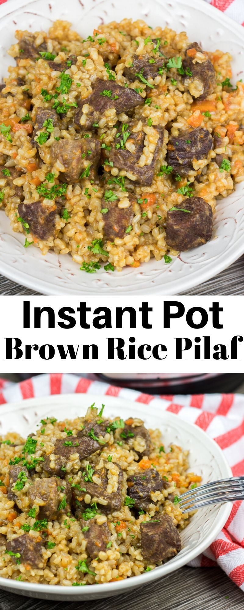 Instant Pot Brown Rice Pilaf
 Instant Pot Brown Rice Pilaf Recipe in 2020